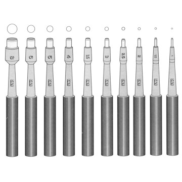 Curette biopsia-punch kai diametro 2,5 mm - conf. 20 pz.