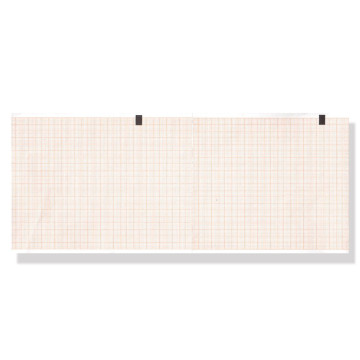 Carta termica ecg 108x140 mmxm - pacco griglia arancio - conf. 25 pacchi