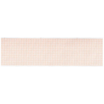 Carta termica ecg 112x25 mmxm - rotolo griglia arancio - conf. 10 rotoli