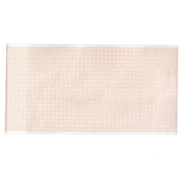 Carta termica ecg 112x27 mmxm - rotolo griglia arancio - 10 rotoli