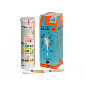 Strisce urine Combi Screen SYS11 parametri - prive di protezione dall'acido ascorbico - Conf.150 strisce