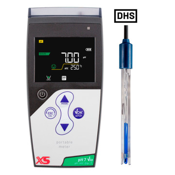 pHmetro professionale portatile XS pH 7 Vio - Elettrodo 201 T DHS