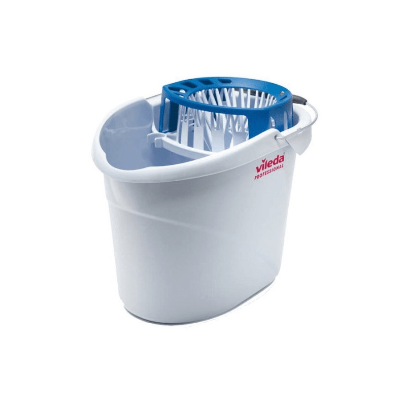 Carrello pulizie professionale con secchio lavapavimenti e strizzatore - 20  L