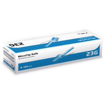 Ago ipodermico di sicurezza 23G 0,6x25mm - sterile