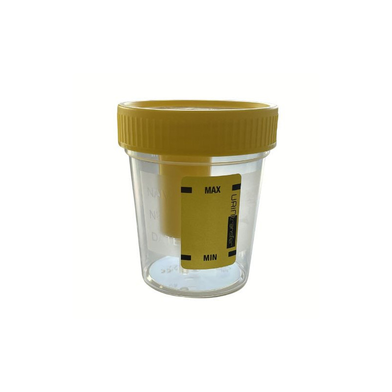 Urintransfer 120ml sterile tappo giallo - Conf.250 pz.