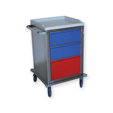 Carrello modulare inox - 2+1 cassetti - 1 pz.