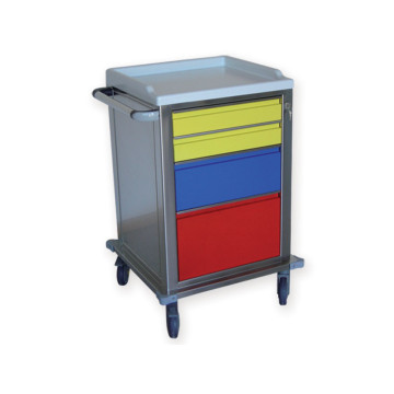 Carrello modulare inox - 2+1+1 cassetti - 1 pz.