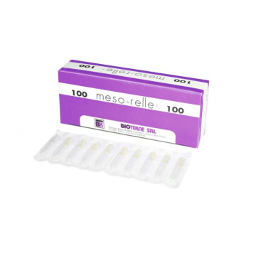 Aghi Mesorelle AM33G Luer per scleroterapia e filler33G (diam.0,20) x 12 mm - Conf.100 pz.