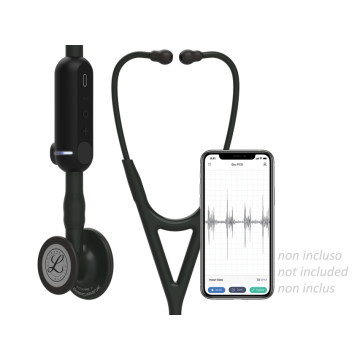 3m littmann stetoscopio core digital - 8490 - nero - 1 pz.