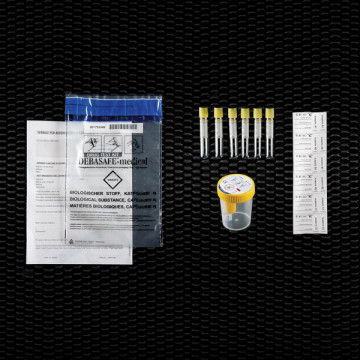 Sekur Drug Test Kit® è un kit per la raccolta dell’urina per la Medicna del Lavoro confezione 50 pz