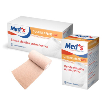 Bende elastiche autoadesive Sustinea Med's - mt 4 x 6 cm