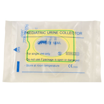 Sacca urina sterile pediatrica per maschi e femmine 100 ml - conf.100 pz.