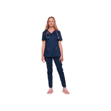 Casacca Finto Incrocio Cherokee Revolution - Donna M - Blu Marina - 1 Pz.