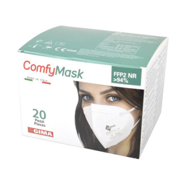 Mascherine FFP2 Made in Italy Comfymask - Conf.20 pz. - verde