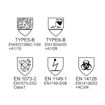 TUTA ISOLANTE BASIC - Tipo 5B-6B - L - monouso