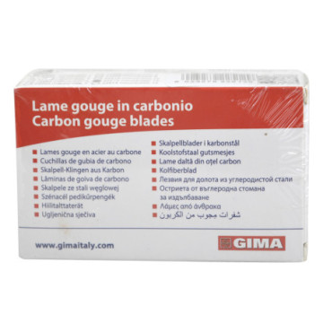 LAMA GOUGE GIMA - N. 3 - sterile - Conf.50 pz.