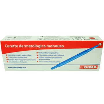 Curette dermatologiche gima diametro 2 mm - conf. 10 pz.