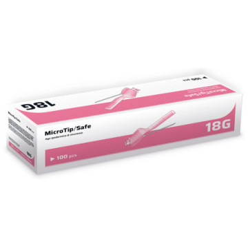 Ago Ipodermico Di Sicurezza 18g 1,2x38mm - Sterile - Conf.100 pz.