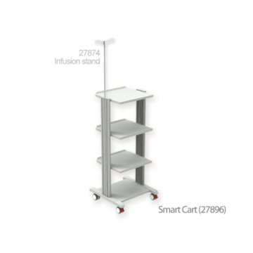 Carrello smart - 3 ripiani 40x36 cm + base - 1 pz.