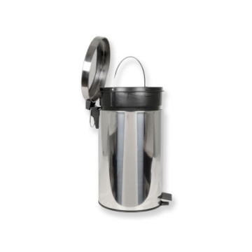 Cestino rifiuti inox - 70 litri - con pedale - 1 pz.