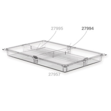 Divisorio 400x50 mm per cassetti iso - 1 pz.