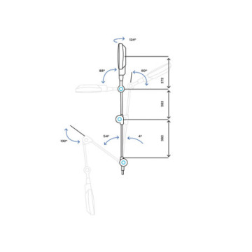 Lampada con lente gimanord plus led - da tavolo - 1 pz.