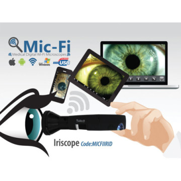 Iridoscopio mic wi-fi & usb - 1 pz.