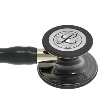 Littmann cardiology iv - 6204 - nero - finiture fumo brillanti - 1 pz.