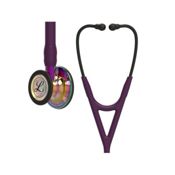 Littmann cardiology iv - 6239 - prugna - finiture arcobaleno brillanti - conn. Viola - 1 pz.