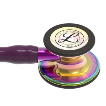 Littmann cardiology iv - 6239 - prugna - finiture arcobaleno brillanti - conn. Viola - 1 pz.