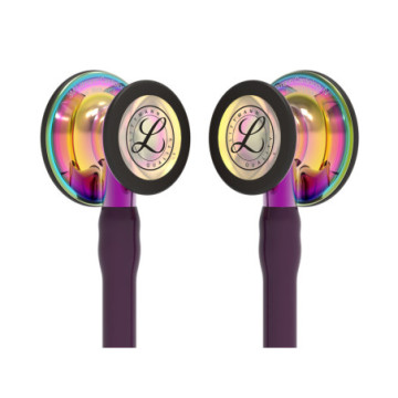 Littmann cardiology iv - 6239 - prugna - finiture arcobaleno brillanti - conn. Viola - 1 pz.