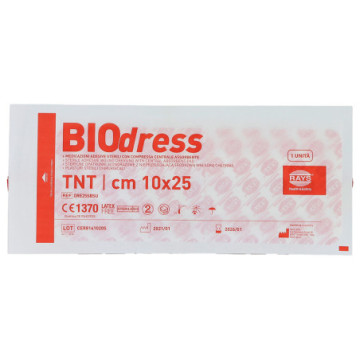 Medicazione adesiva sterile tnt Hypordress 10x25 cm - conf. 25 pz.