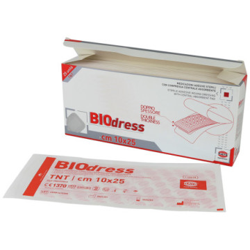 Medicazione adesiva sterile tnt Hypordress 10x25 cm - conf. 25 pz.