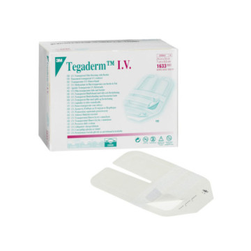 TEGADERM 3M I.V. STRIPS 7x8,5 cm - Conf. 100 pz.