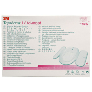 Tegaderm 3m i.v. Advanced 8,5x11,5 cm per linee centrali - conf. 50 pz.