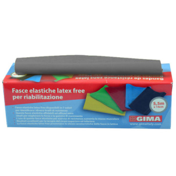 Banda latex-free 5,5 m x 14 cm x 0,50 mm - grigio - 1 pz.