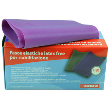 Banda latex-free 5,5 m x 14 cm x 0,60 mm - viola - 1 pz.