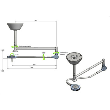 Lampada operatoria saturno a led - a soffitto - 1 pz.