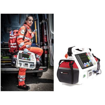 Defibrillatore rescue life 9 con temp. - inglese - 1 pz.