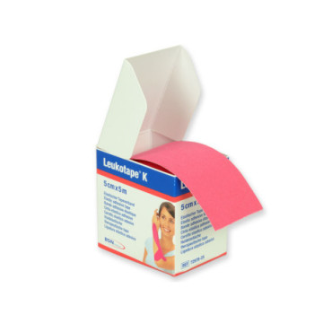 LEUKOTAPE K - TAPE NEUROMUSCOLARE BSN 5 m x 5 cm - rosa