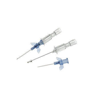 Aghi cannula 1 via B.Braun Introcan Safety 22Gx25mm Blu, con alette, in FEP - conf.50