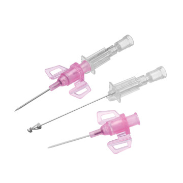 Aghi cannula 1 via B.Braun Introcan Safety 3 20Gx25mm Rosa, con alette, in PUR - conf.50