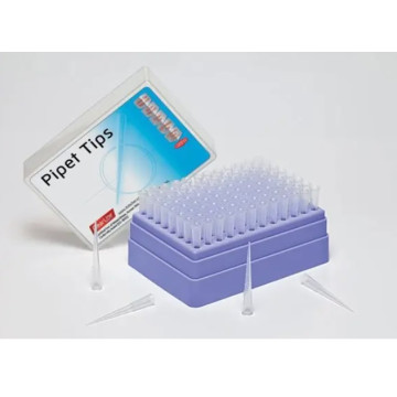 Puntali standard senza filtro 1 - 200 µl ClearLine® sterile con rack con coperchio calzante (puntale universale colore neutro -