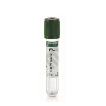 Provette Vacumed® 13x75 mm con Litio Eparina x 4 ml di sangue, tappo verde scuro, sterile - conf.1200 pz.