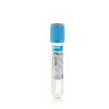 Provette Vacumed® 13x75 mm con Sodio Citrato 3,8 % x 1,8 ml di sangue per coagulazione, tappo azzurro, sterile - conf.1200 pz.