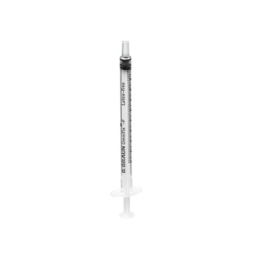 B.Braun Omnifix-F Solo siringhe da 1 ml Luer Centrale ridotto spazio residuo - conf.100