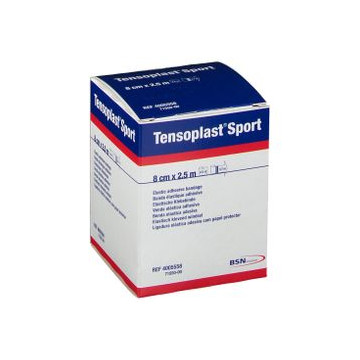 Tensoplast Sport benda elastica adesiva ipoallergenica con protettore 8x2,5