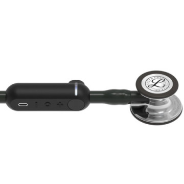 3M Littmann Stetoscopio Core Digital - 8869 - Nero - Finiture Specchio - 1 Pz.