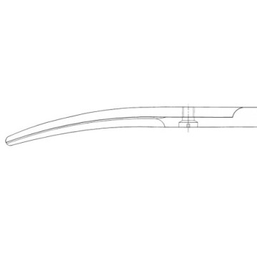 Forbici Mayo Durotip Aesculap In Ct - Curve - Punte Smusse - 17 Cm - Bc253R