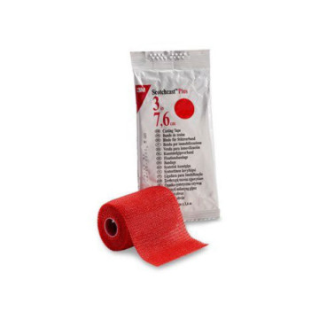 Bende gessate Scotchcast 3m 7,5 cm x 3,65 m - rosso - conf. 10 pz.